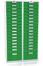 Universal cabinet for workbenches 1773 x 963 x 600 - 34x drawer